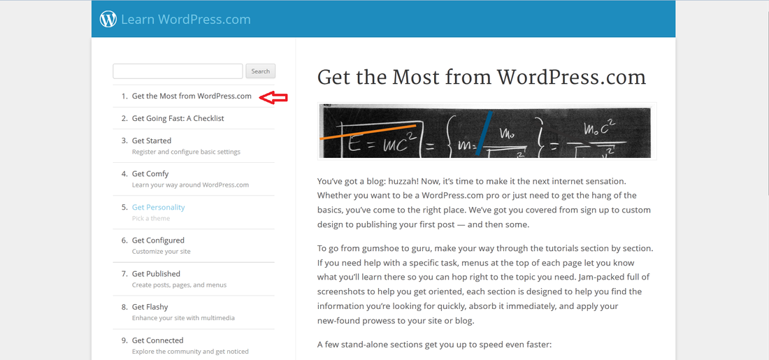 learn WordPress.com